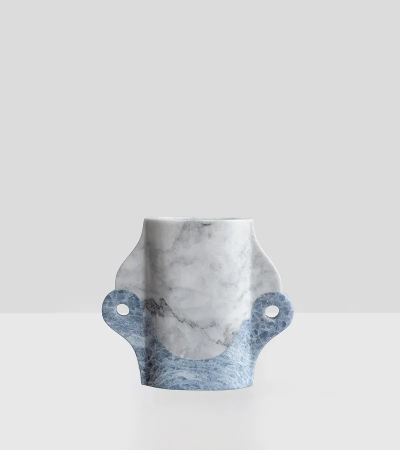 Venetian marble, blue calcite
