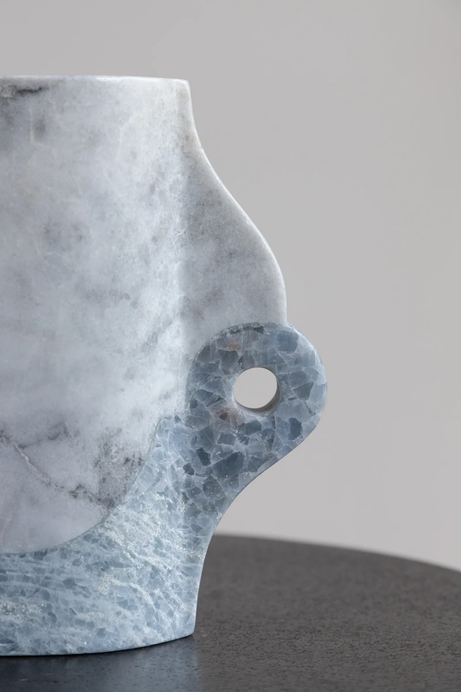 Venetian marble, blue calcite