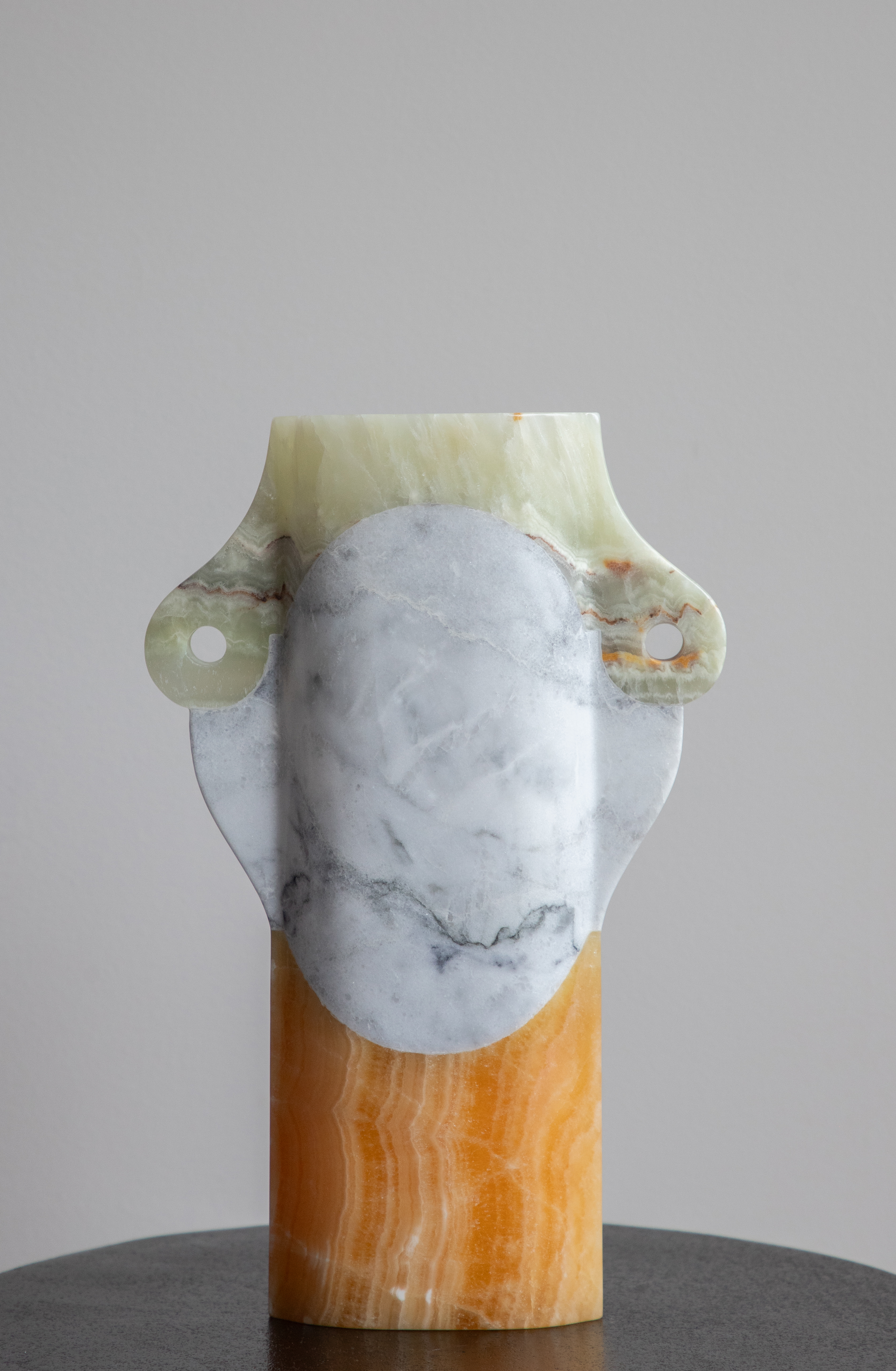 Green Talan onyx, Venetian marble, pineapple onyx