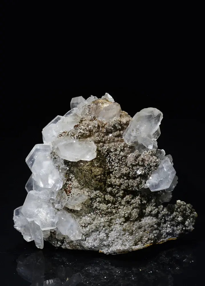 Calcite crystal cluster specimen from Durango mine, Mexico